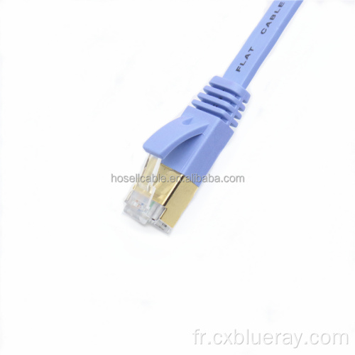 Câble Cable Câble CAT7 RJ45 à plat fine